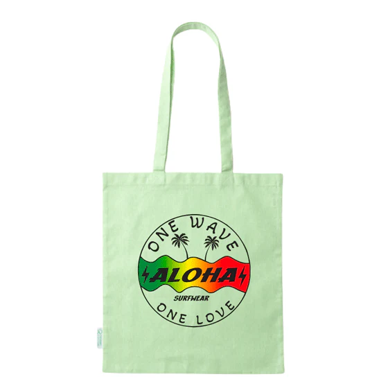 Tote Bag Vert “One Love”
