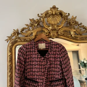 Veste Maje rose et noire