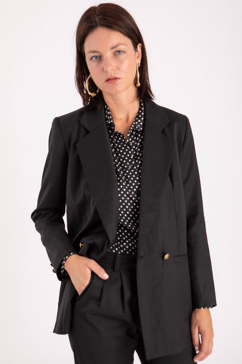 Veste Raphaëlle noire – Image 2