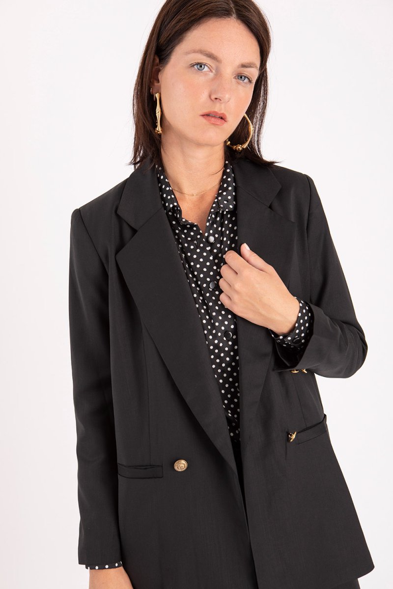 Veste Raphaëlle noire – Image 4