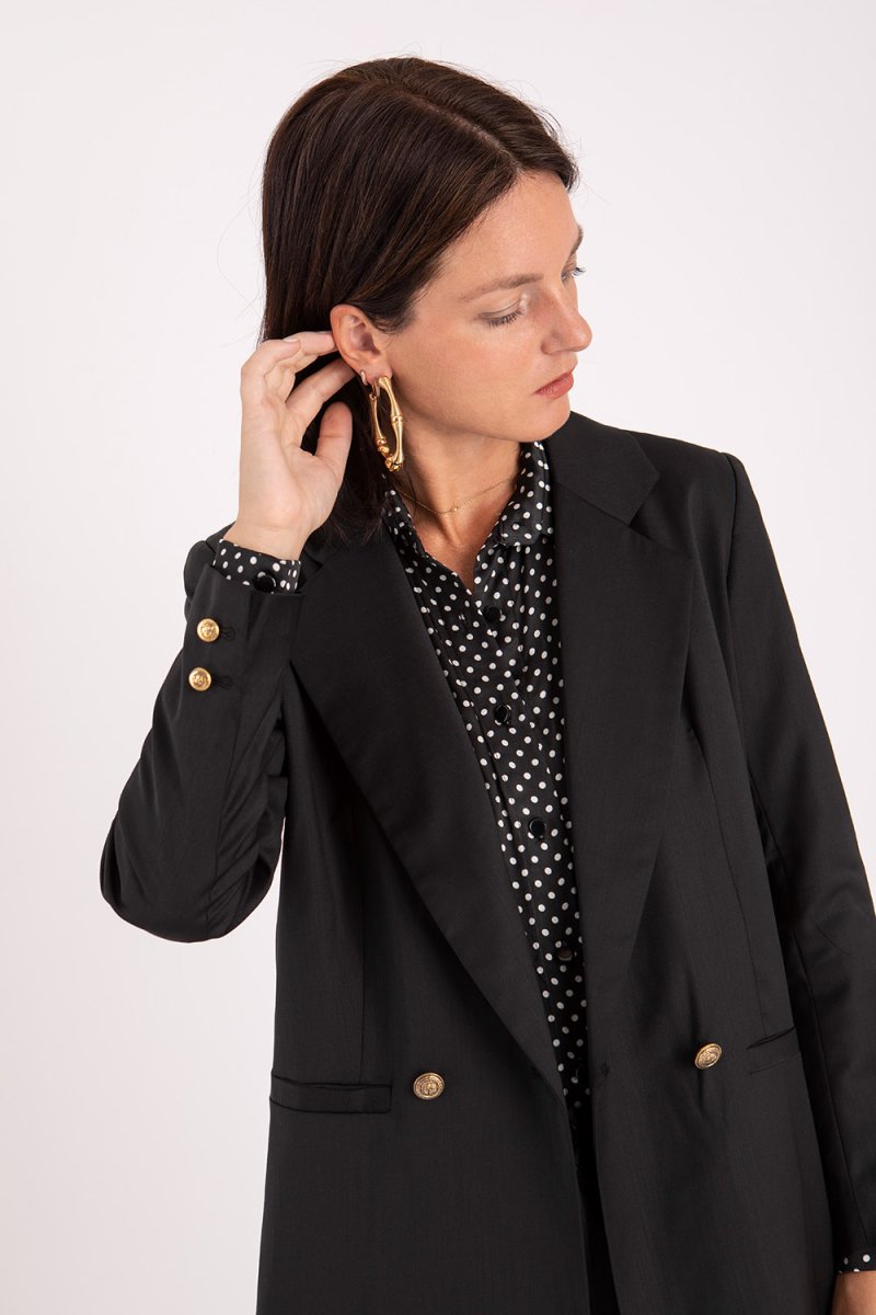 Veste Raphaëlle noire – Image 6